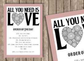 All You Need Is Love – Order Of The Day Postcard A5