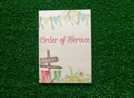 Must Be Fete – Order Of Service Booklet A5
