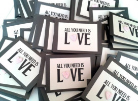 All You Need Is Love Folded Card