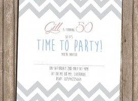 Time to Party Birthday Invitations
